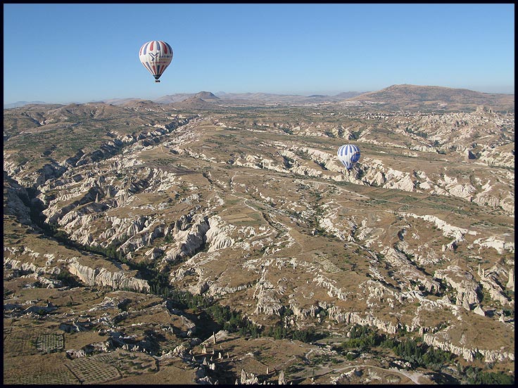 Sue goes ballooning in Cappadocia