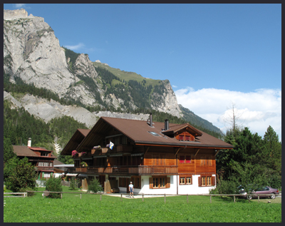 Peter and Anne's apartment in Kandersteg - available to rent