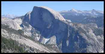 Half Dome from the Yosemite Falls path