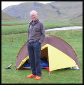 Martin on the TGO Challenge - photo courtesy of backpackinglight.co.uk