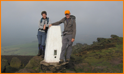 At the 505 metre trig point