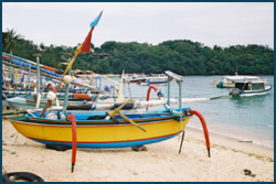 Fishing boats at Padang Bai