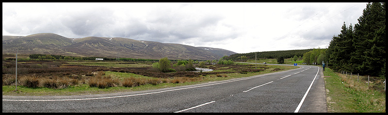 The road from Dalwhinnie