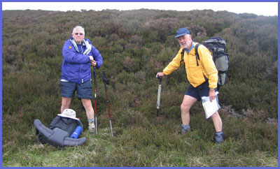 Mick and James on Mt Keen