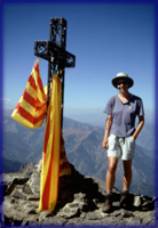Sue on the summit of Canigou (2784m)